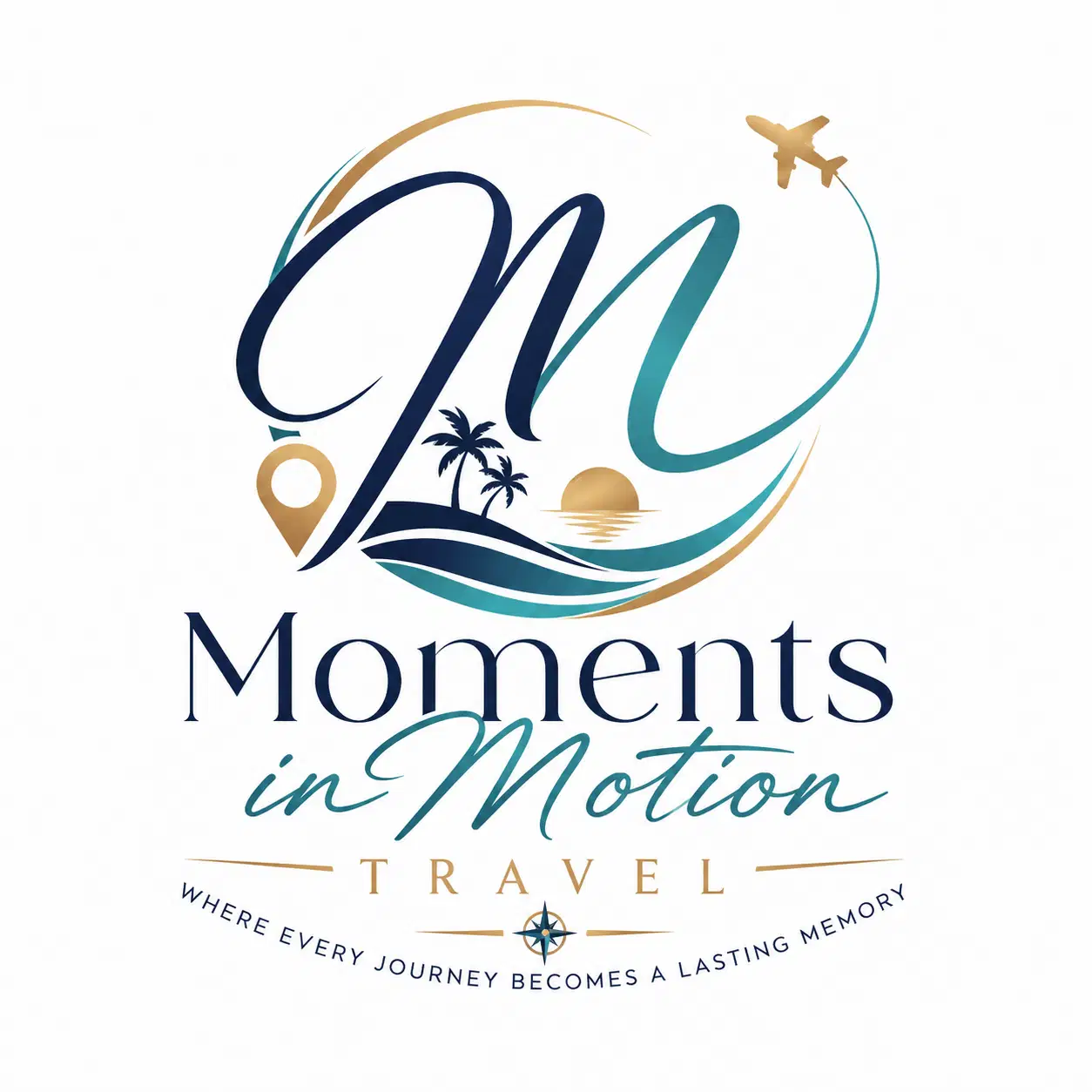 Moments in Motion Travel logo